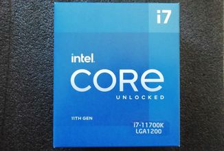 11. generace Intel procesorů má specifikace