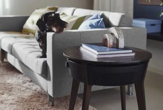 IKEA představila stolek s vestavěným čističem vzduchu