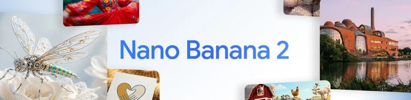 Google představil Nano Banana 2, přináší profesionální kvalitu generování obrázků