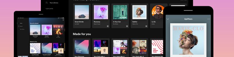 Spotify se inspiruje u TikToku. Testuje novou sekci s videoklipy