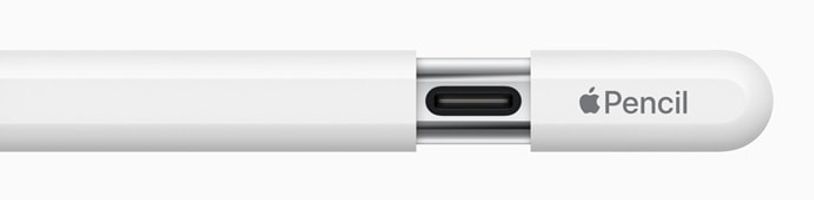 Nový Apple Pencil je levnější a má skrytý USB-C port. Postrádá však některé funkce