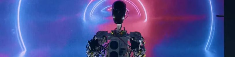 Tesla ukázala svého humanoidního robota, prošel se po jevišti a zamával na obecenstvo