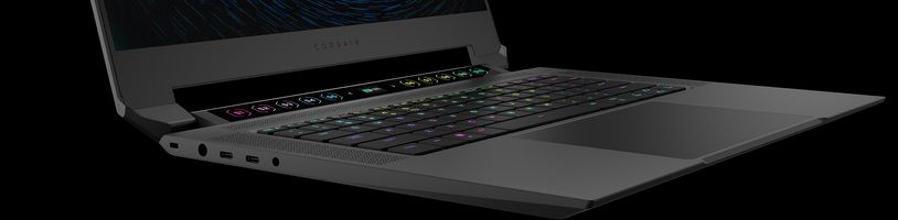 Corsair představil svůj první herní notebook, hodit se bude streamerům 