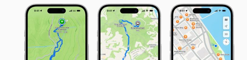 Apple plánuje reklamy ve svých Mapách, firmy budou dražit o viditelnost