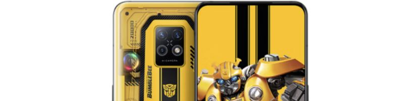 Herní telefon s designem Transformera Bumblebeeho
