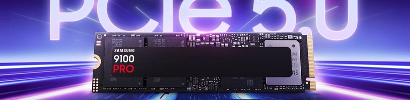 Samsung 9100 PRO posouvá hranice. Podpora PCIe 5.0 hráčům zajistí extrémní rychlost