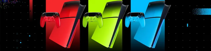 PlayStation představuje dosud nejvýraznější designy. Ovladače a kryty PS5 dorazí v kolekci Hyperpop