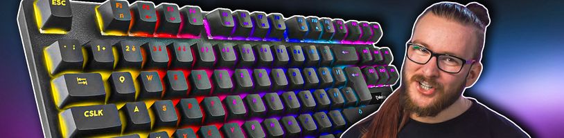 Nejlevnější klávesnice se spínači Outemu Blue - Niceboy ORYX K300X