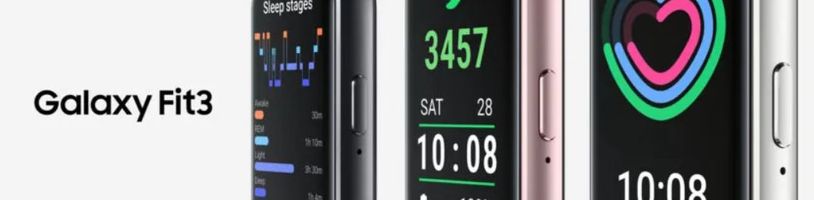 Samsung oficiálně představuje chytré hodiny Galaxy Fit 3