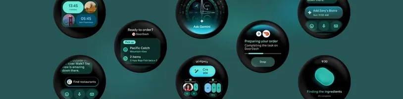 Google rozjel Wear OS 7 pro Pixel Watch, sází na AI i ovládání okolních zařízení