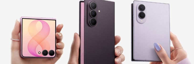  Samsung na Galaxy Unpacked ukázal tři skládačky, nejtenčí Fold i véčko s velkým displejem