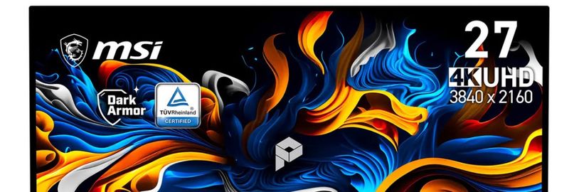 MSI ukázalo první monitor s OLED panelem z inkoustové tiskárny