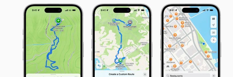 Apple plánuje reklamy ve svých Mapách, firmy budou dražit o viditelnost
