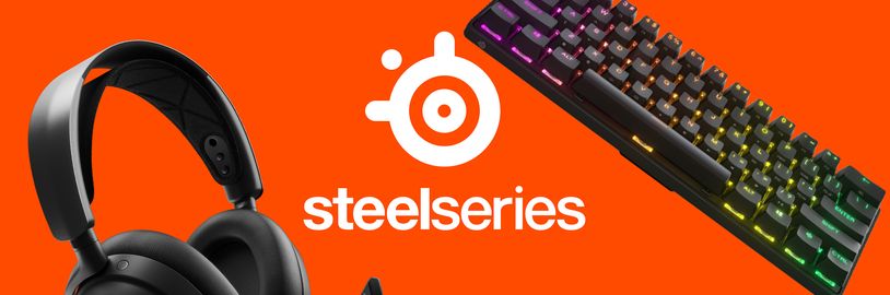 Duo vybavení pro hráče – sluchátka a klávesnice SteelSeries