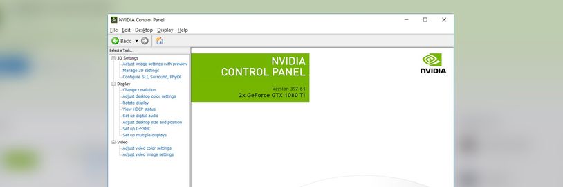 NVIDIA Control Panel po dvaceti letech končí, nový ovladač už přichází bez něho