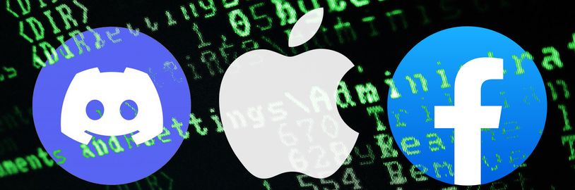 Apple, Facebook a Discord omylem předali data hackerům