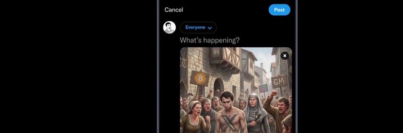  Sociální síť X spouští nový fotoeditor s Grokem