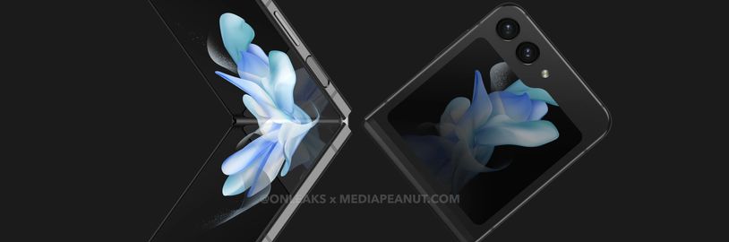 Odhaleny i rendery Galaxy Z Flip 5. Nabídne 3,4palcový externí displej
