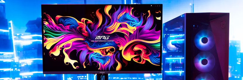 První zakřivený 32palcový herní monitor MSI s 240Hz QD-OLED