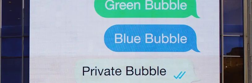 Ze zelených bublin u iPhonů si střílí už i Mark Zuckerberg