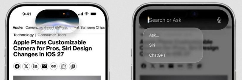 Nová Siri v iOS 27 dostane i vlastní designovou tvář