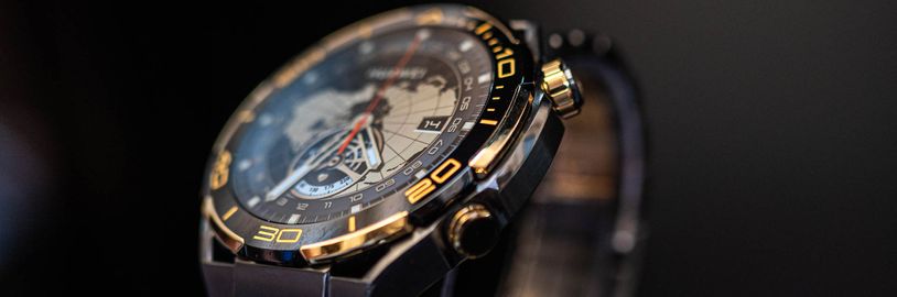 Huawei se pochlubil luxusní zlatou variantou hodinek Watch Ultimate. Stojí přes 70 tisíc