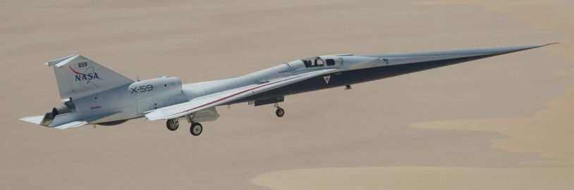  NASA chystá první nadzvukový let letounu X-59