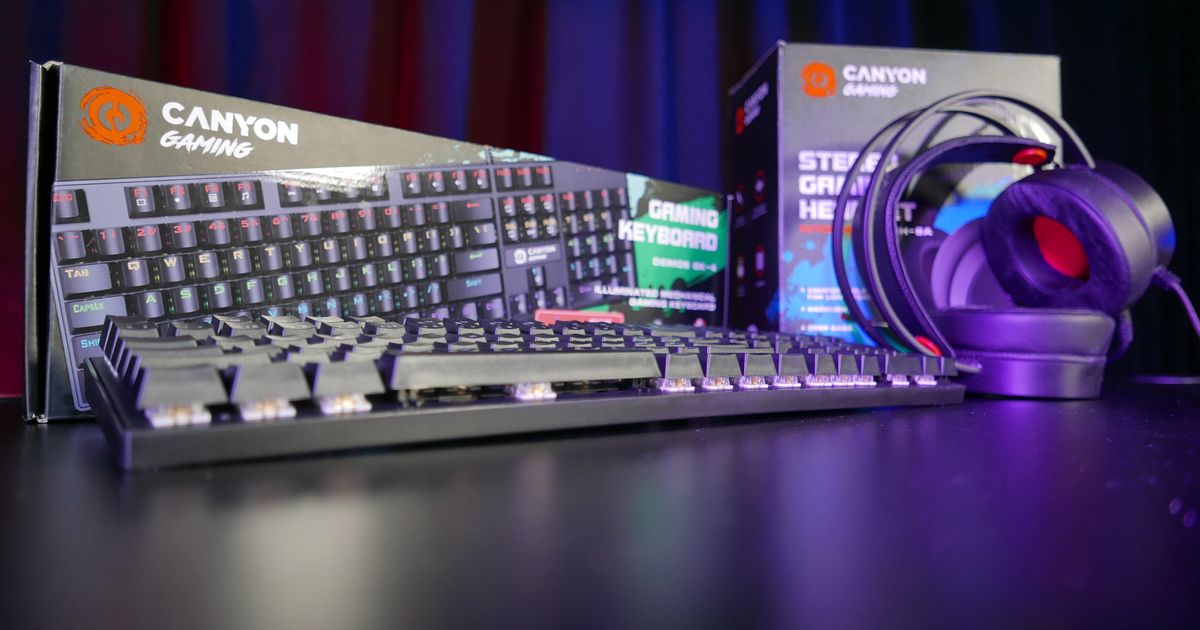 Dostupná sluchátka a klávesnice od Canyon Gaming - TechFeed.cz